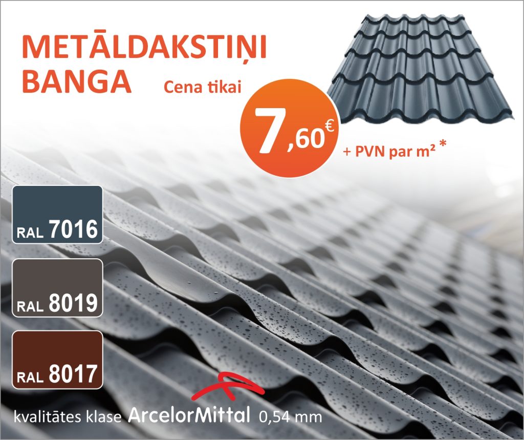 Metāldakstiņi BANGA akcija