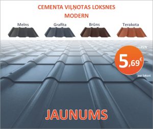 Cementa viļņotas loksnes